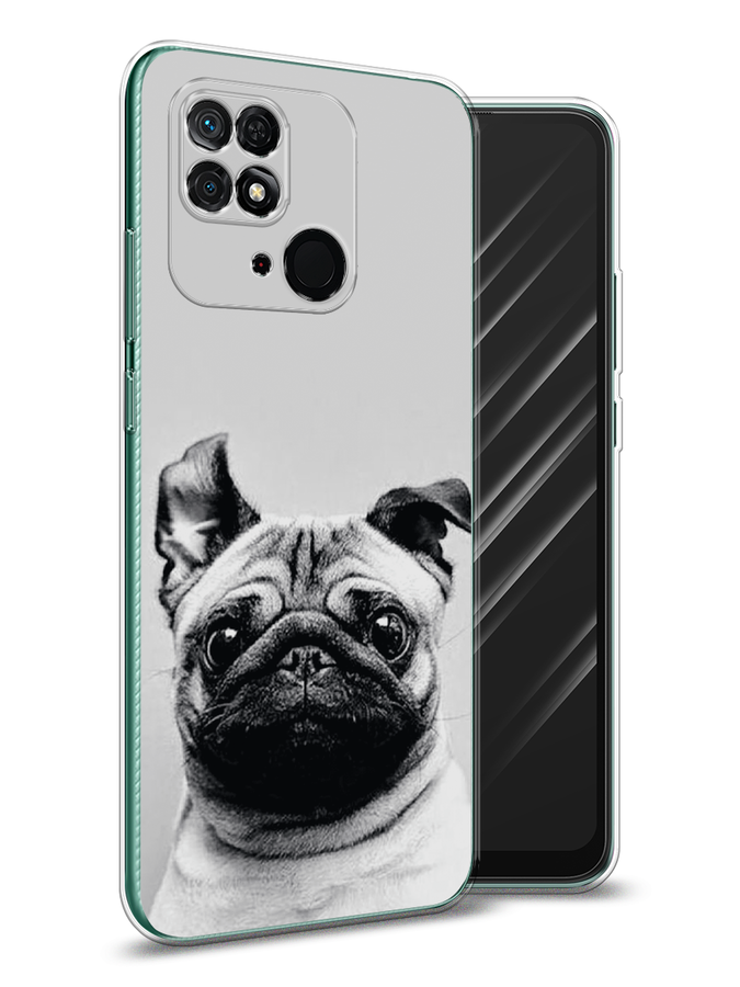 

Чехол Awog на Xiaomi Redmi 10C "Ушастый мопс", Разноцветный, 313450-1