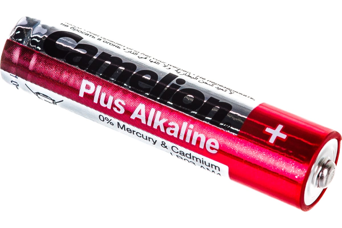 

Батарейка 1.5В Camelion, LR03 Plus Alkaline, 7615