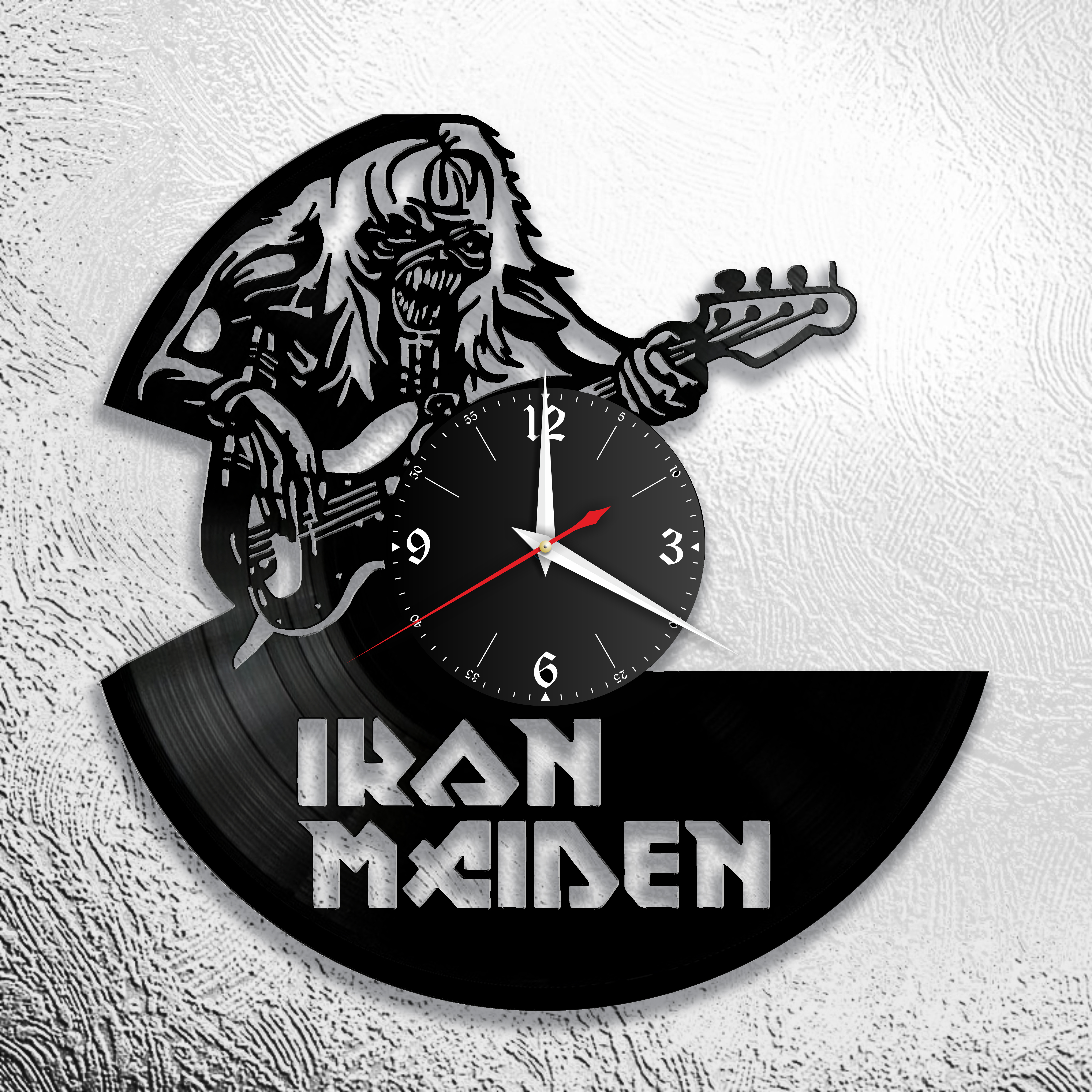 

Настенные часы из виниловой пластинки Iron Maiden ver.2, Iron Maiden 2