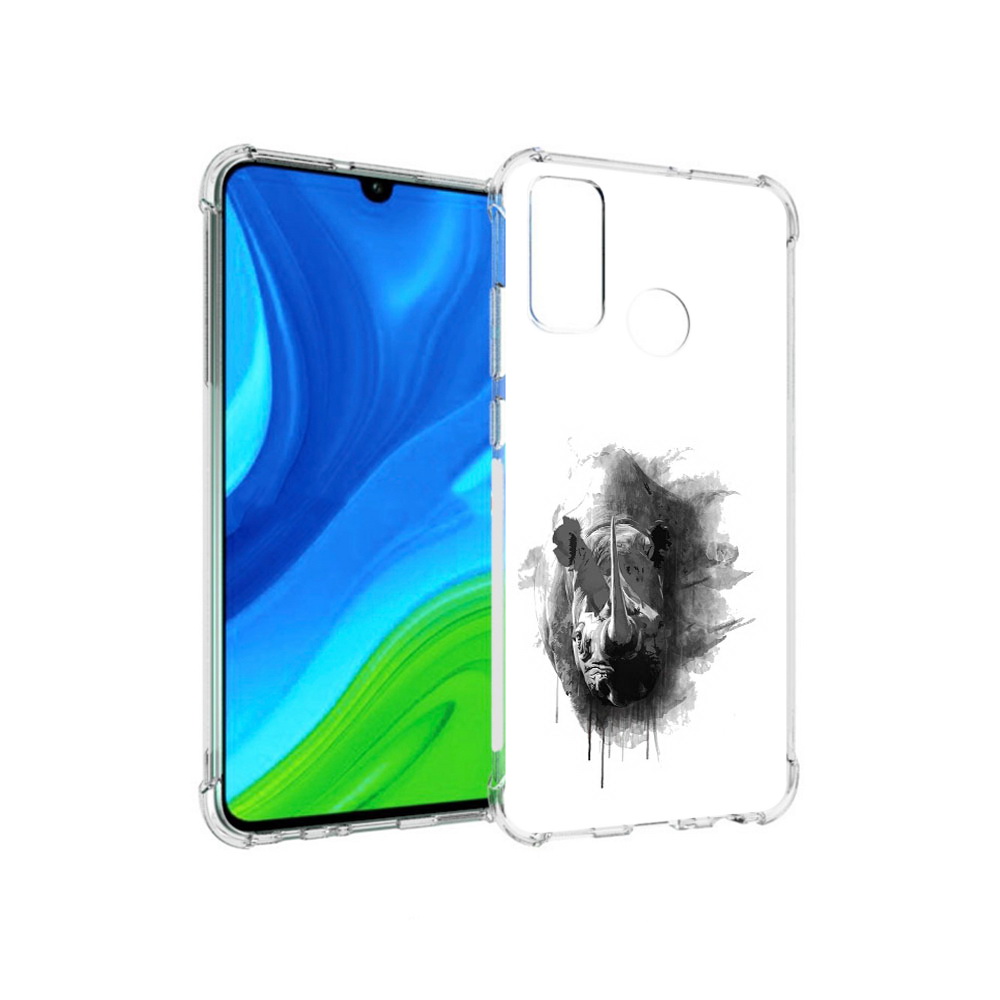 

Чехол MyPads Tocco для Huawei P Smart (2020) носорог, Прозрачный, Tocco