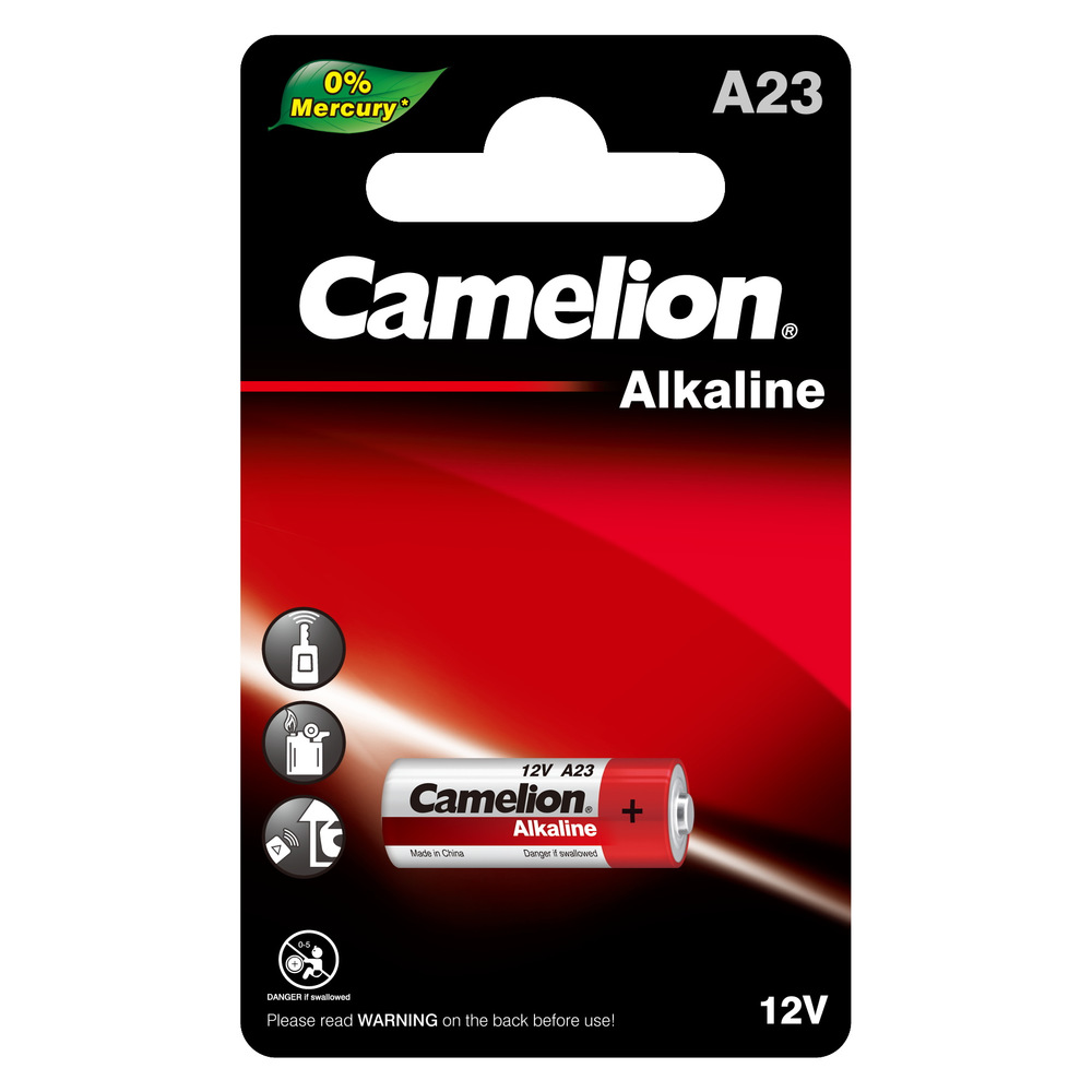 

Батарейка Camelion LR23A BL-1 Mercury Free A23-BP1 12В 12827