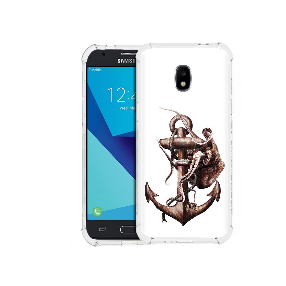 

Чехол MyPads Tocco для Samsung Galaxy J3 (2017) ржавый якорь (PT74067.575.579), Прозрачный, Tocco