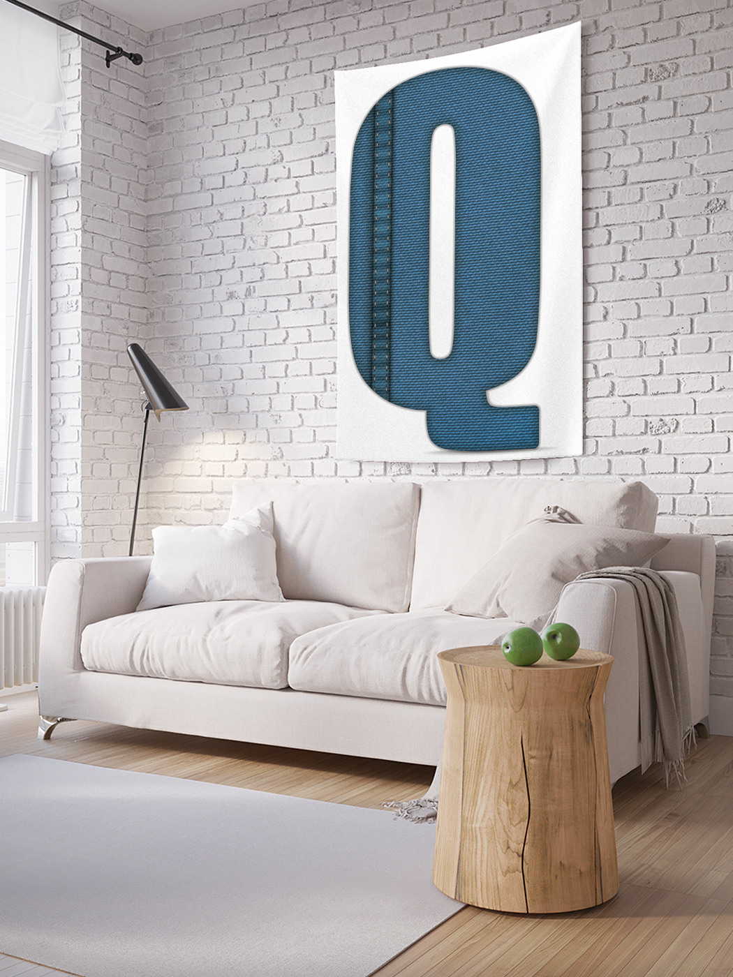 

Вертикальное фотопанно на стену JoyArty Стильная q 150x200 см, Стильная q