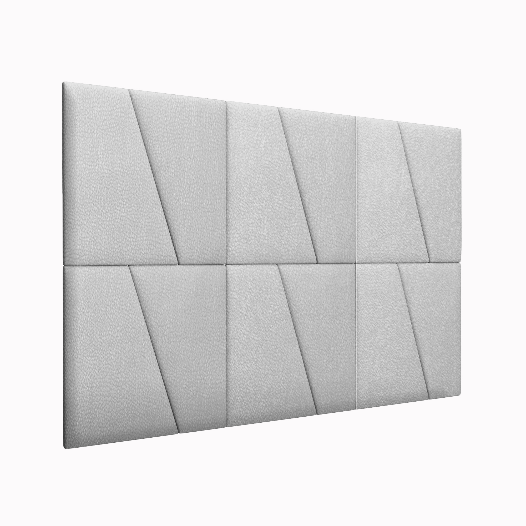 

Прикроватная панель Eco Leather Silver 50х50DL см 2 шт., Серебристый, KG2115050DL-2