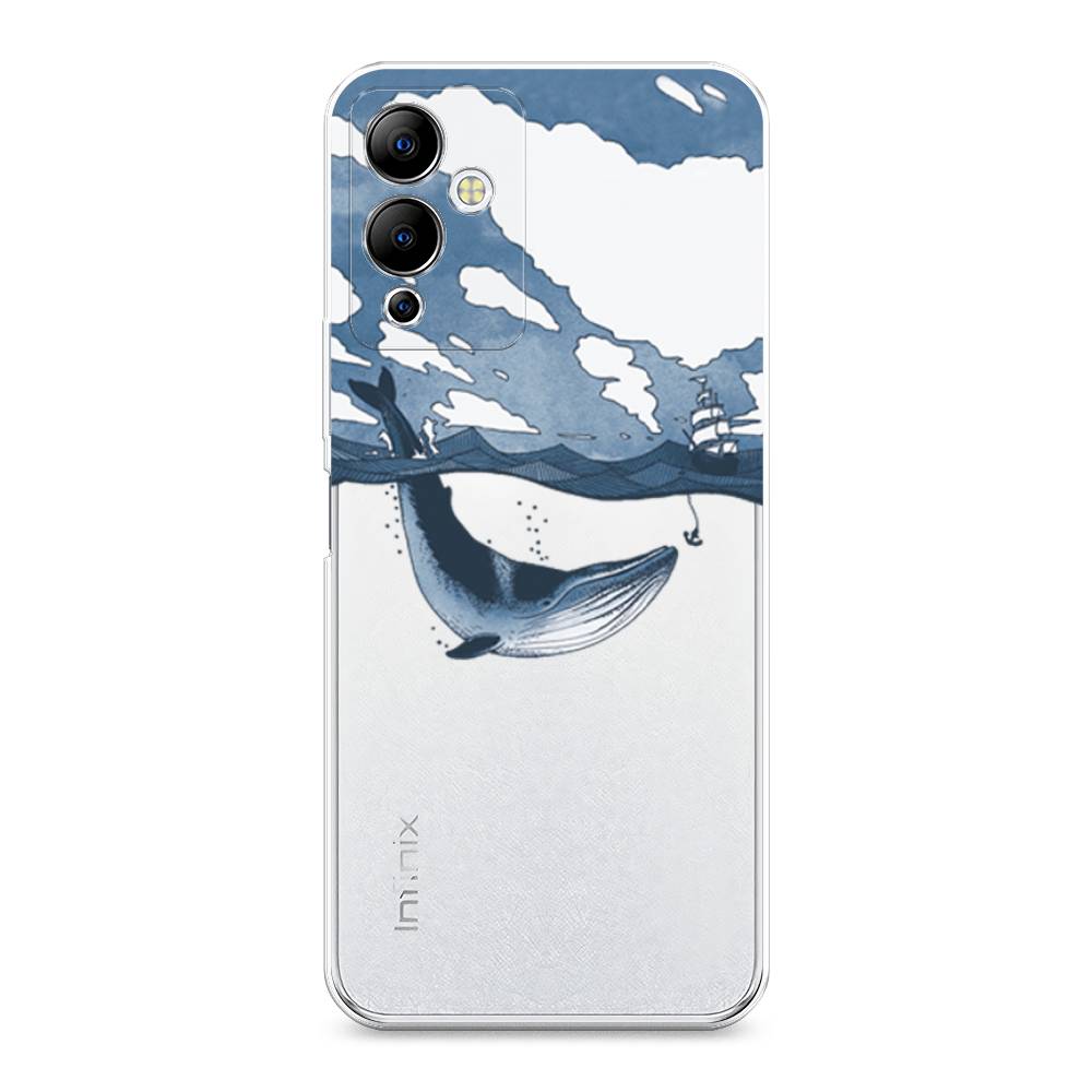 

Чехол на Infinix Note 12i "Большой кит", Синий, 3102050-1