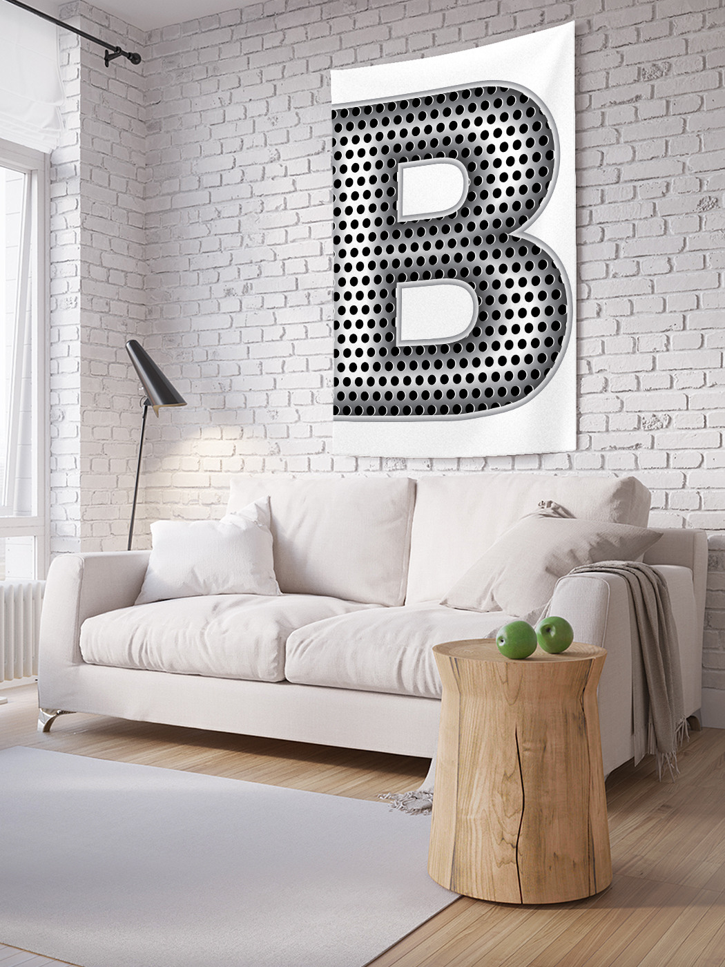 

Вертикальное фотопанно на стену JoyArty Алюминиевая b 150x200 см, Алюминиевая b