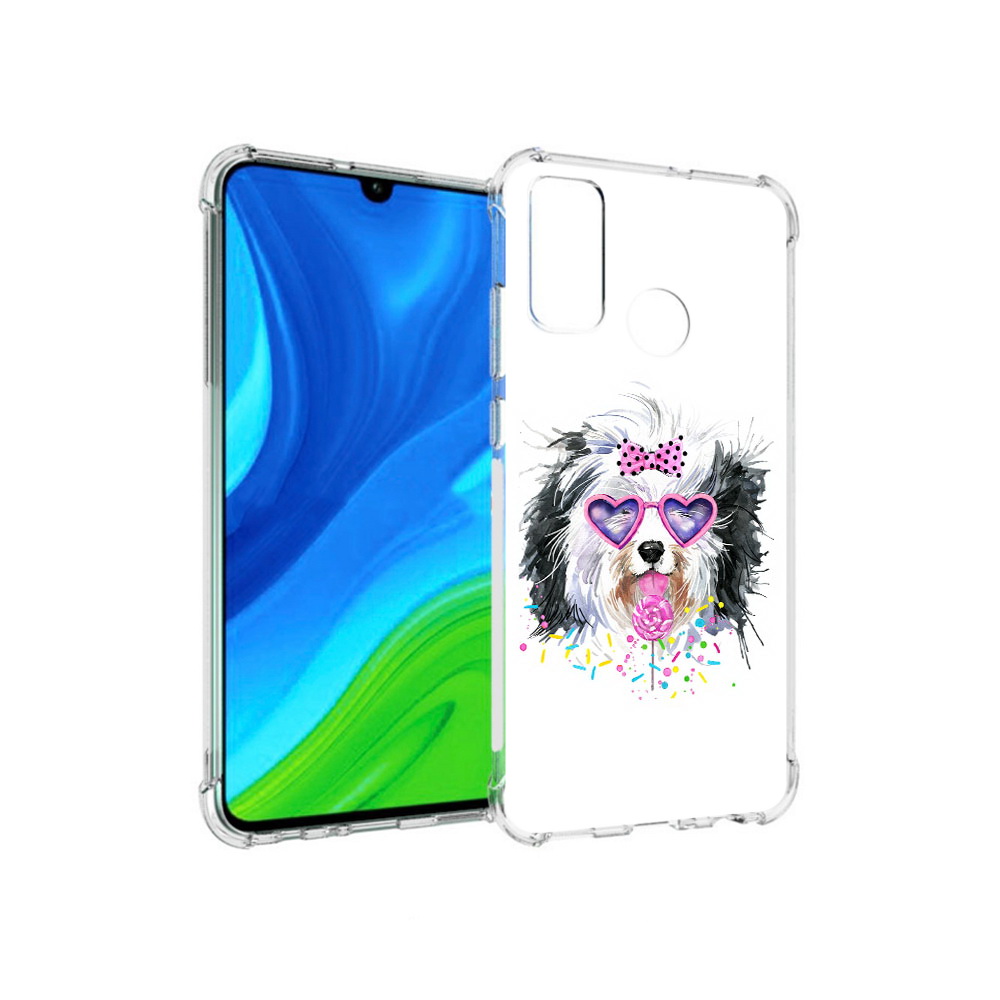 

Чехол MyPads Tocco для Huawei P Smart (2020) пушистик, Прозрачный, Tocco