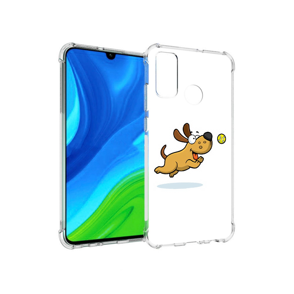 

Чехол MyPads Tocco для Huawei P Smart (2020) пёсик, Прозрачный, Tocco