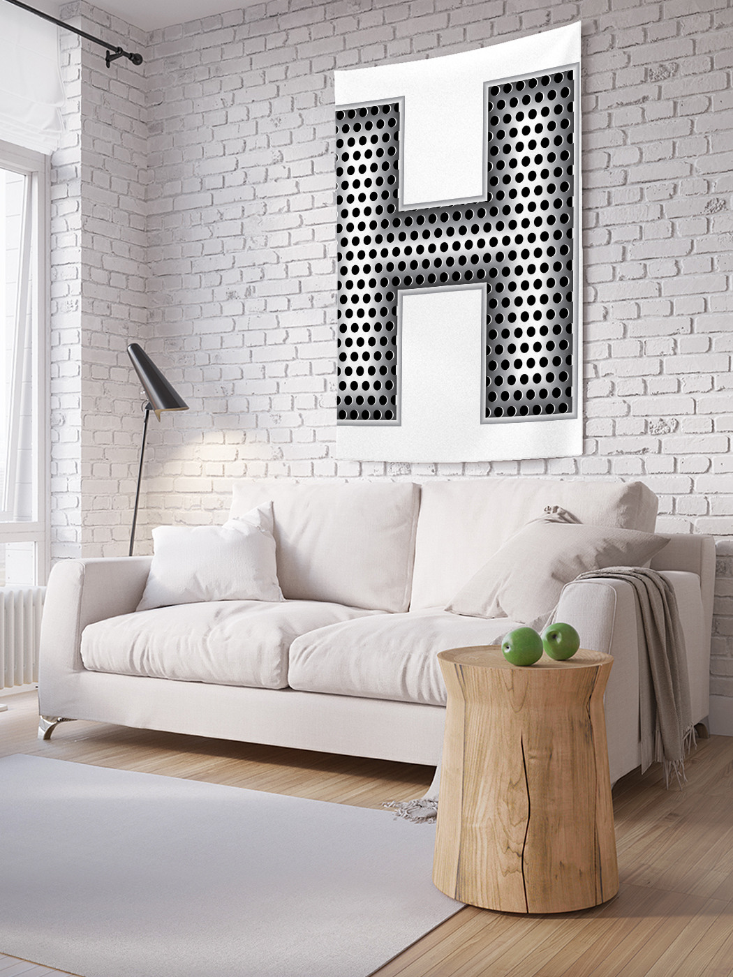 

Вертикальное фотопанно на стену JoyArty Алюминиевая h 150x200 см, Алюминиевая h