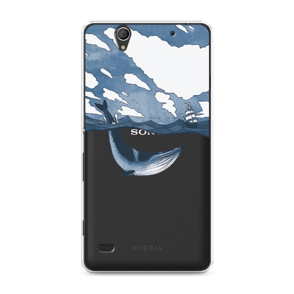 

Чехол на Sony Xperia C4 "Большой кит", Синий, 52650-1