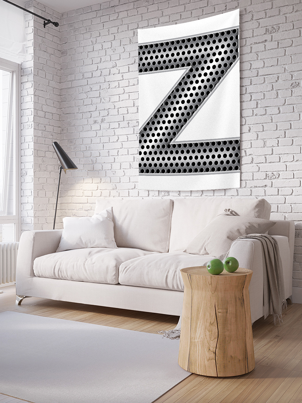 

Вертикальное фотопанно на стену JoyArty Алюминиевая z 150x200 см, Алюминиевая z