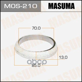 

MOS-210_кольцо уплотнительное! (м) 70x85x13\ Nissan Primera 1.8/2.0 02>