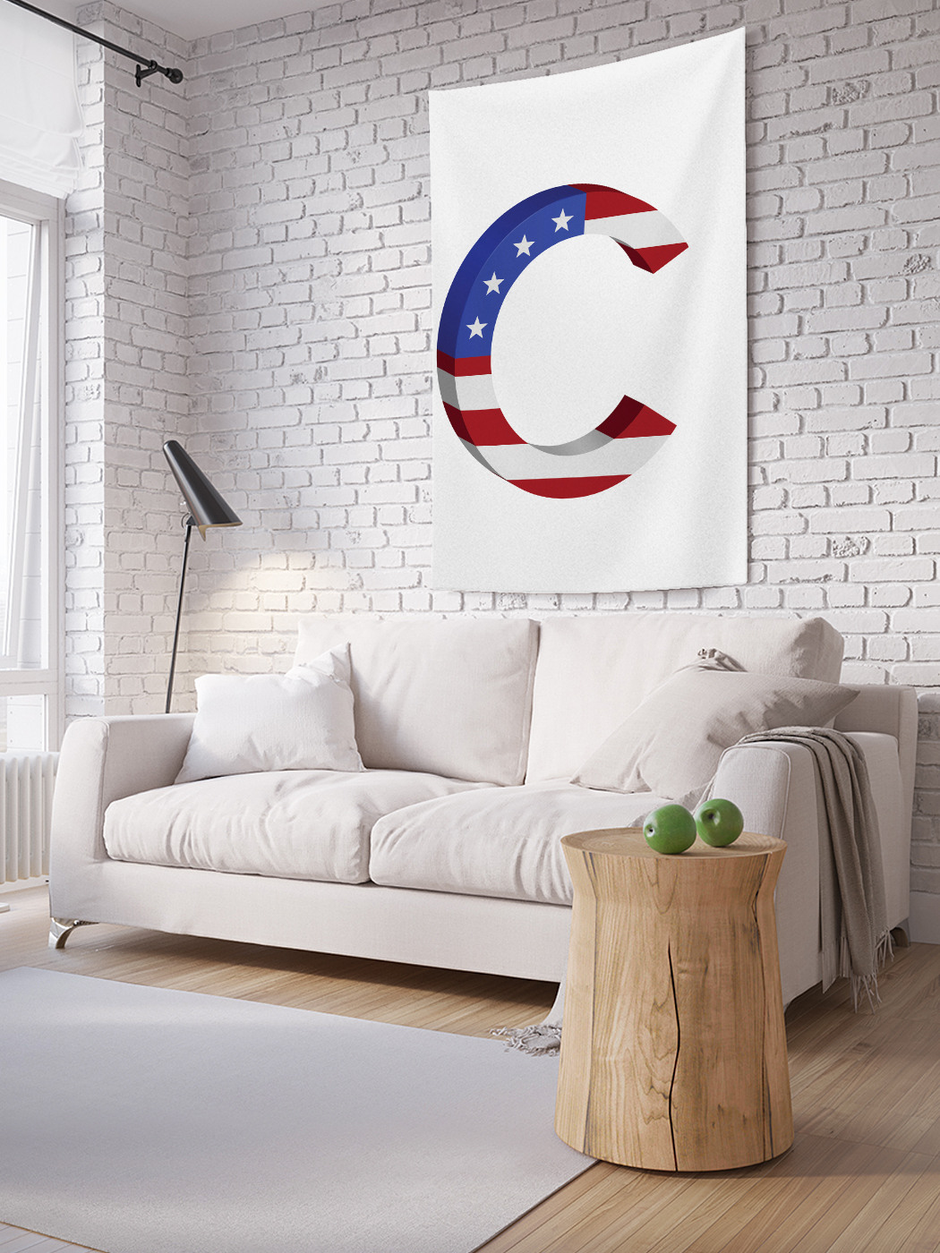 

Вертикальное фотопанно на стену JoyArty Американская c 150x200 см, Американская c