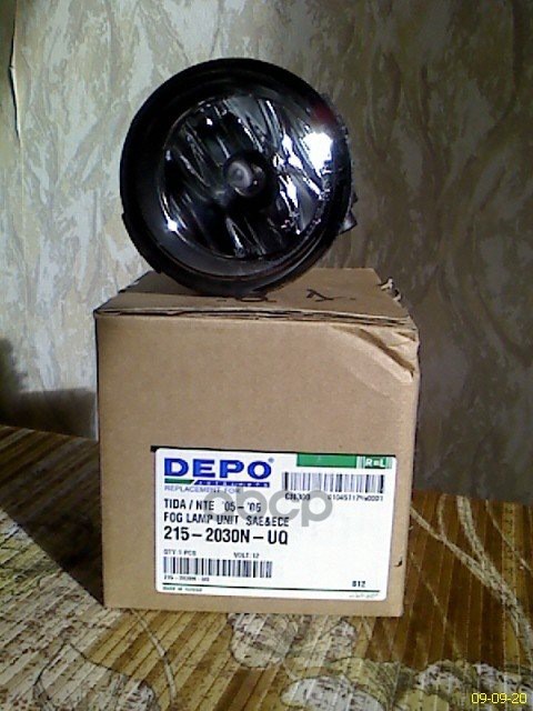 

215-2030n-Q_фара Противотуманная! Nissan Note All 06>/X-Trail 07> Depo арт. 2152030NUQ