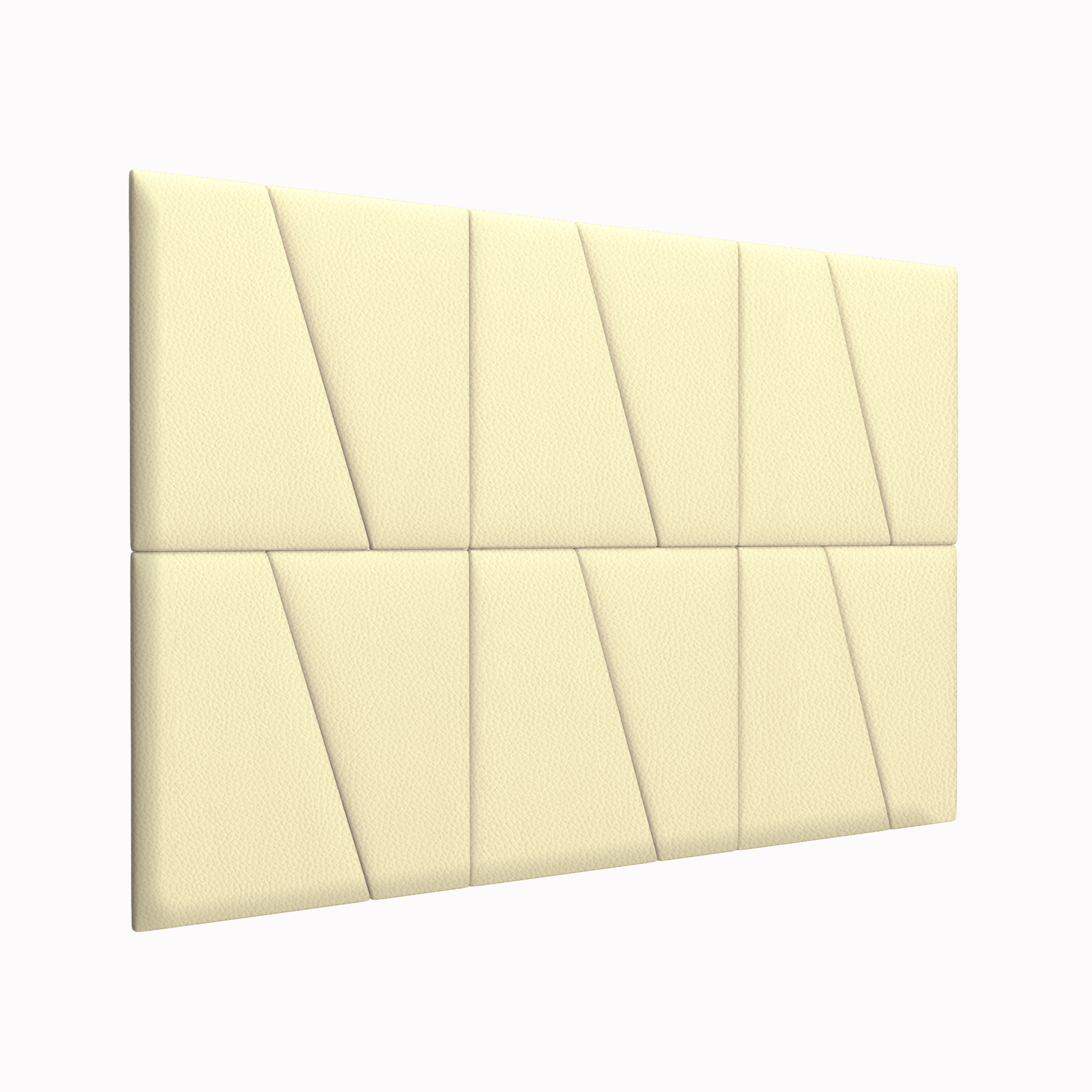 

Прикроватная панель Eco Leather Vanilla 50х50DL см 2 шт., Бежевый, KG235050DL-2