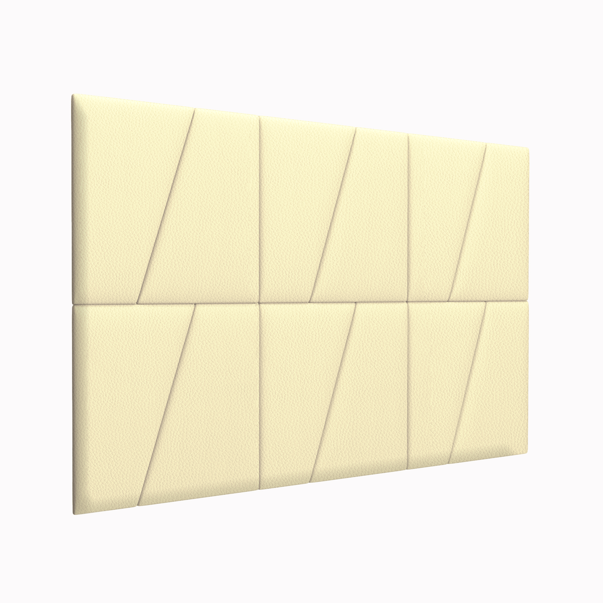 

Прикроватная панель Eco Leather Vanilla 50х50DP см 2 шт., Бежевый, KG235050DP-2