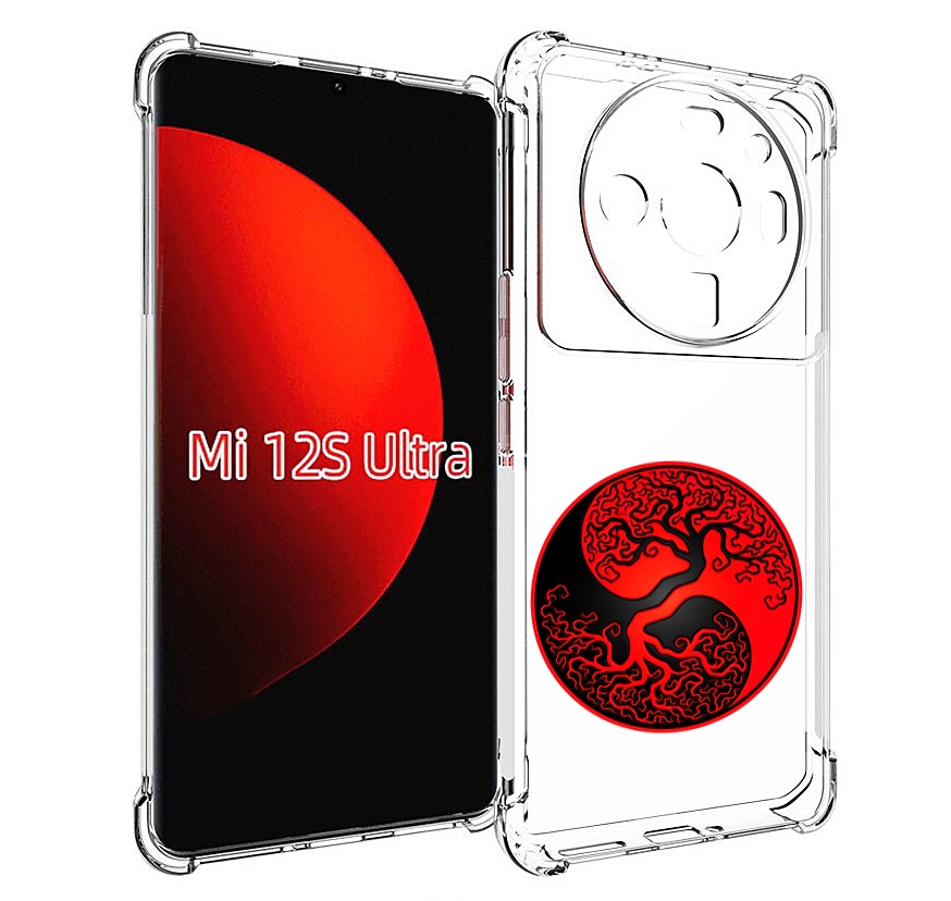 

Чехол MyPads инь янь дерево для Xiaomi 12S Ultra, Прозрачный, Tocco