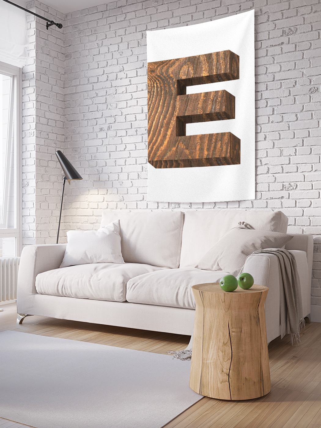 

Вертикальное фотопанно на стену JoyArty E из дерева 150x200 см, E из дерева
