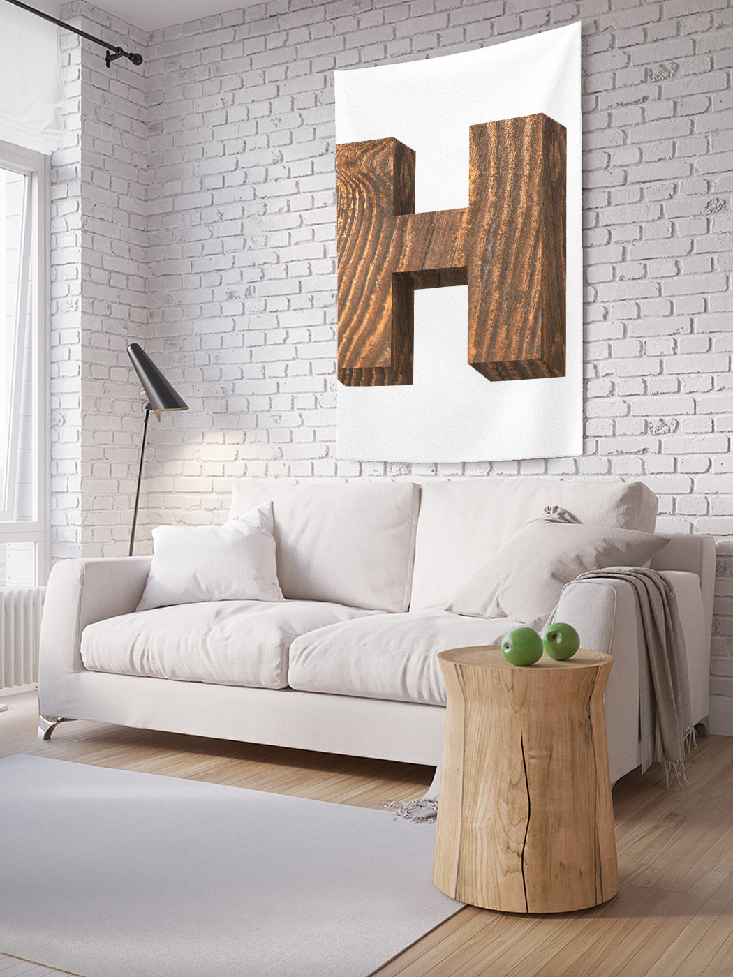 

Вертикальное фотопанно на стену JoyArty H из дерева 150x200 см, H из дерева