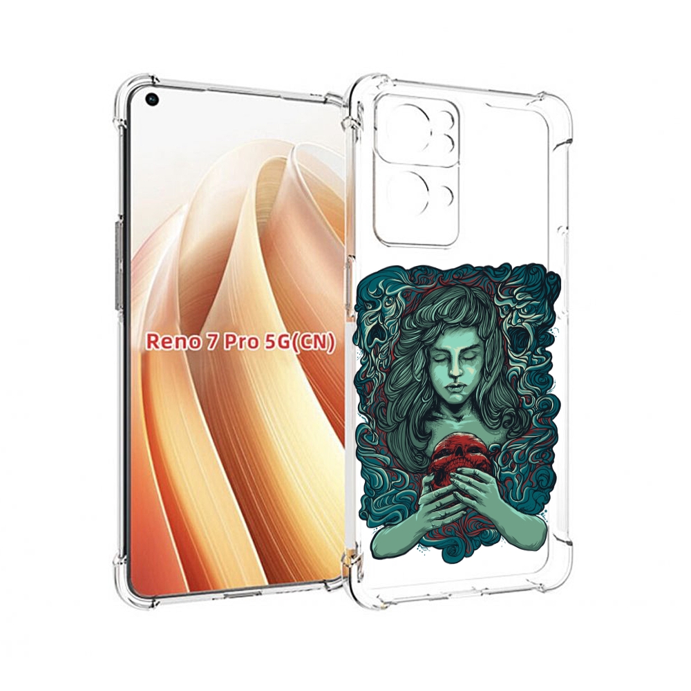 

Чехол MyPads спящая девушка для OPPO Reno7 Pro 5G, Прозрачный, Tocco