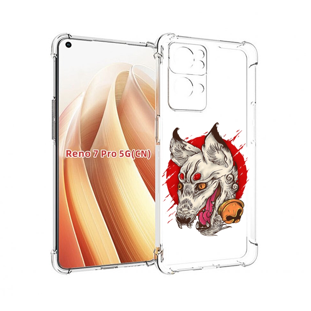 

Чехол MyPads страшная собака для OPPO Reno7 Pro 5G, Прозрачный, Tocco