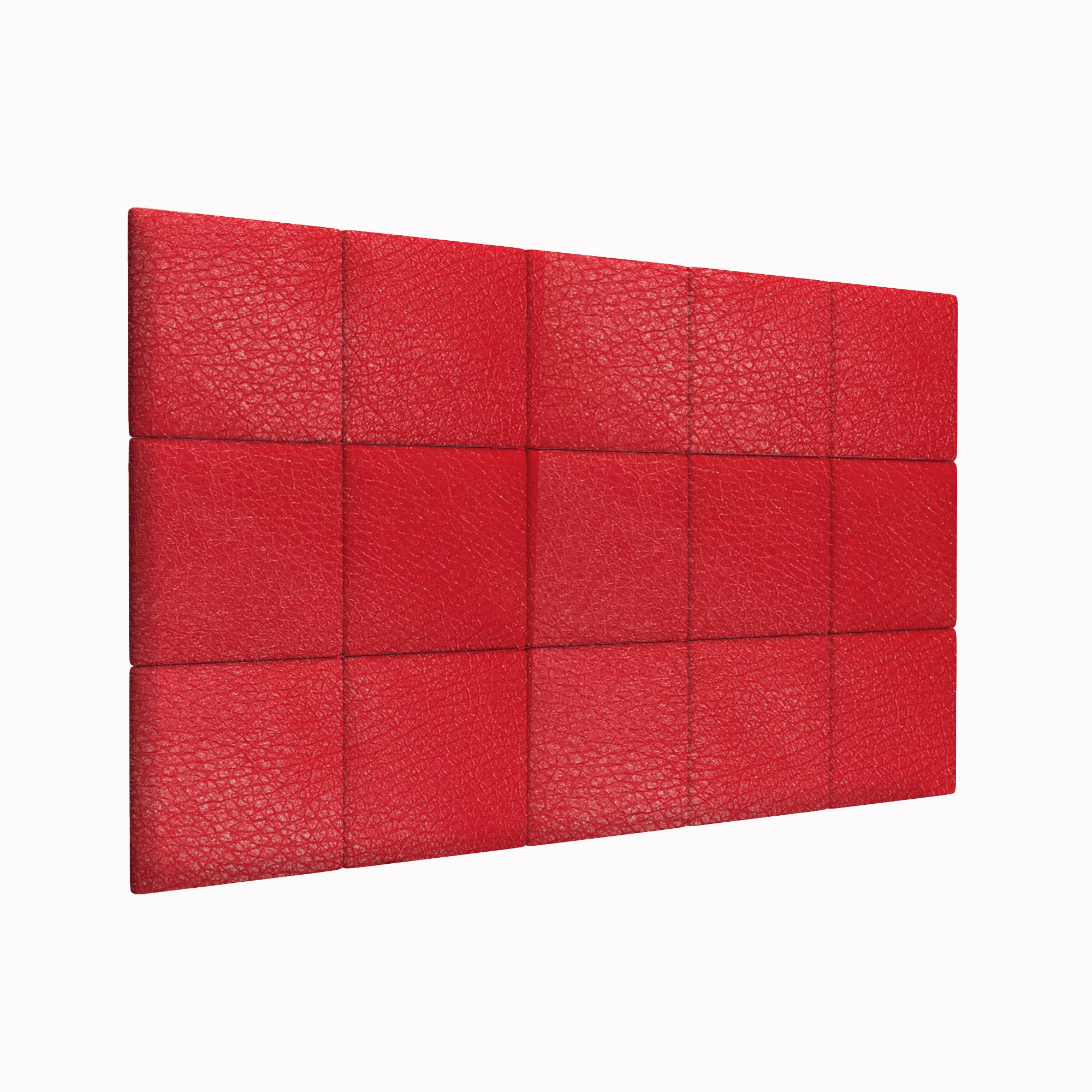 фото Прикроватная панель eco leather red 30х30 см 4 шт. tartilla