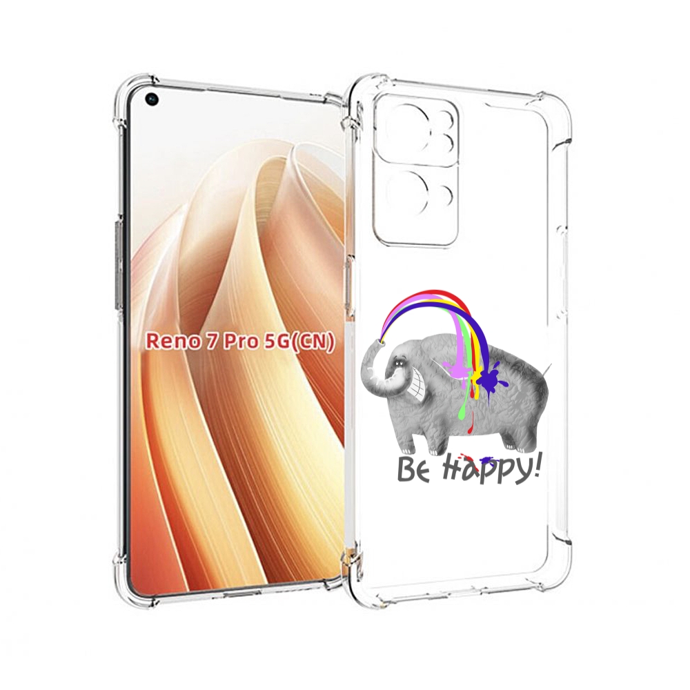 

Чехол MyPads счастливый слон для OPPO Reno7 Pro 5G, Прозрачный, Tocco