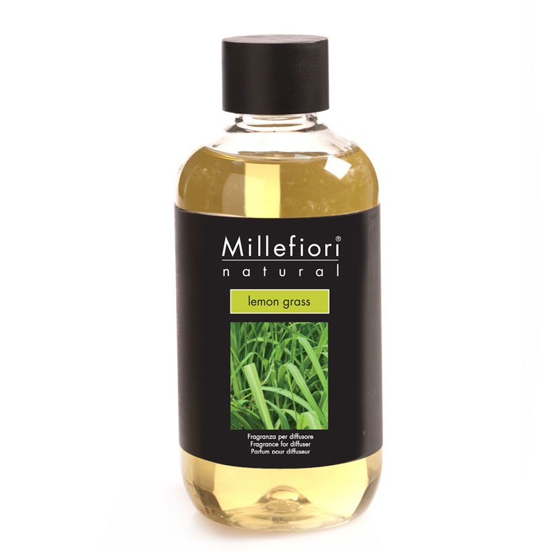

Наполнитель для диффузора Millefiori Milano ЛЕМОНГРАСС (Объем:500 мл)
