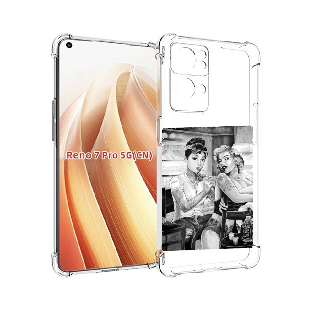 

Чехол MyPads тату мастер для OPPO Reno7 Pro 5G, Прозрачный, Tocco