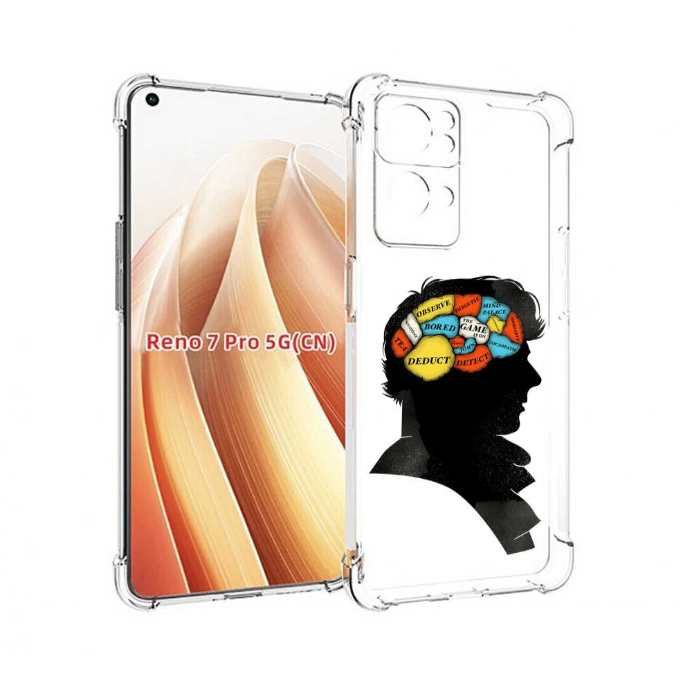 

Чехол MyPads темный рисунок для OPPO Reno7 Pro 5G, Прозрачный, Tocco