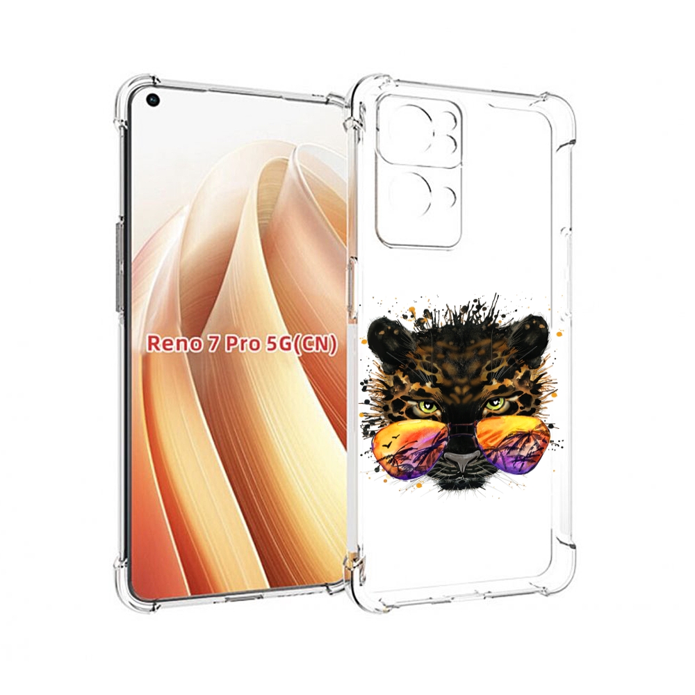

Чехол MyPads тропический леопард для OPPO Reno7 Pro 5G, Прозрачный, Tocco
