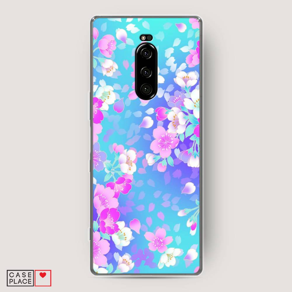 

Чехол Awog на Sony Xperia 1/XZ4 "Яблоневые цветы", Разноцветный, 54250-8