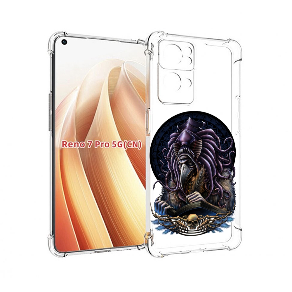 

Чехол MyPads умный ворон для OPPO Reno7 Pro 5G, Прозрачный, Tocco