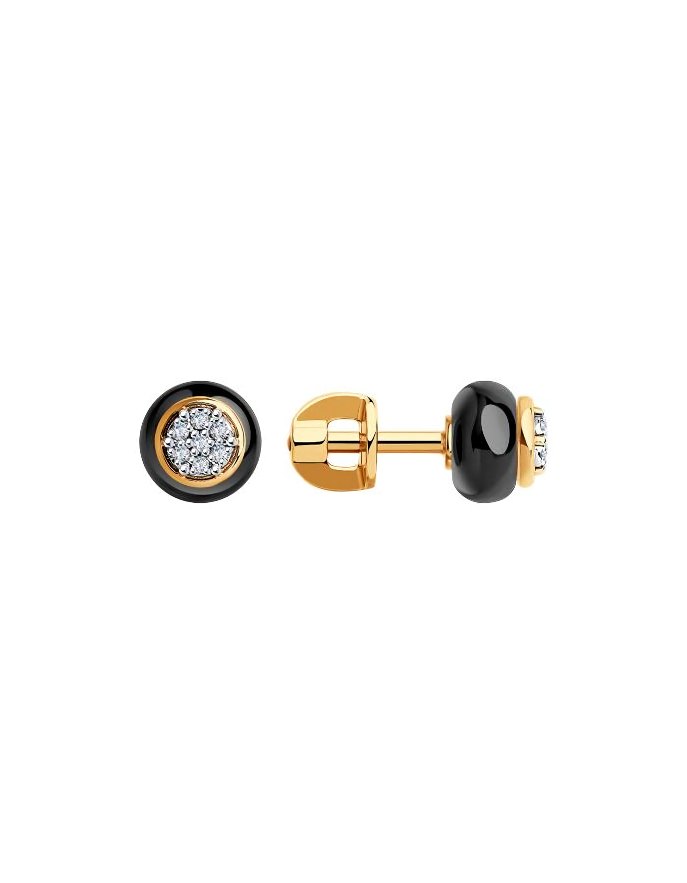 

Серьги пусеты из золота TEO MAORI 86025152, бриллиант, 86025152