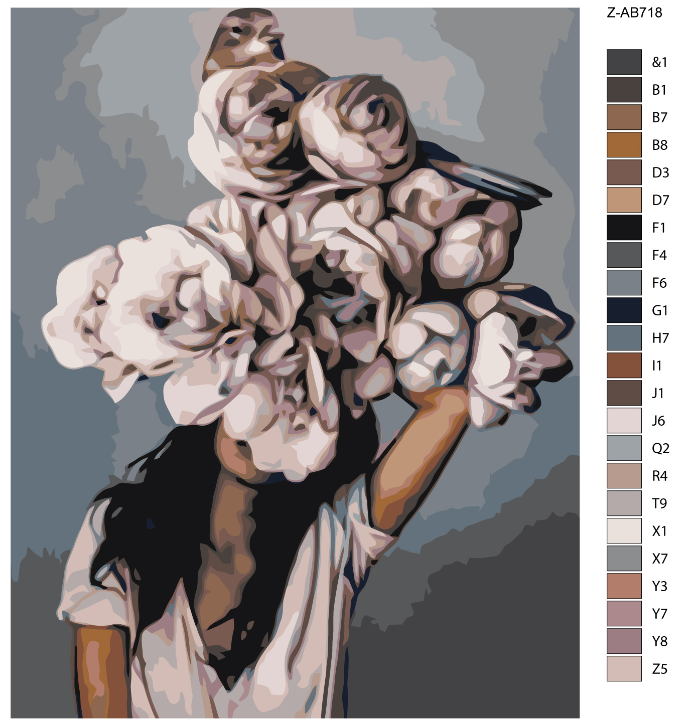 

Картина по номерам, Живопись по номерам, 80 х 100, Z-AB718, Z-AB718