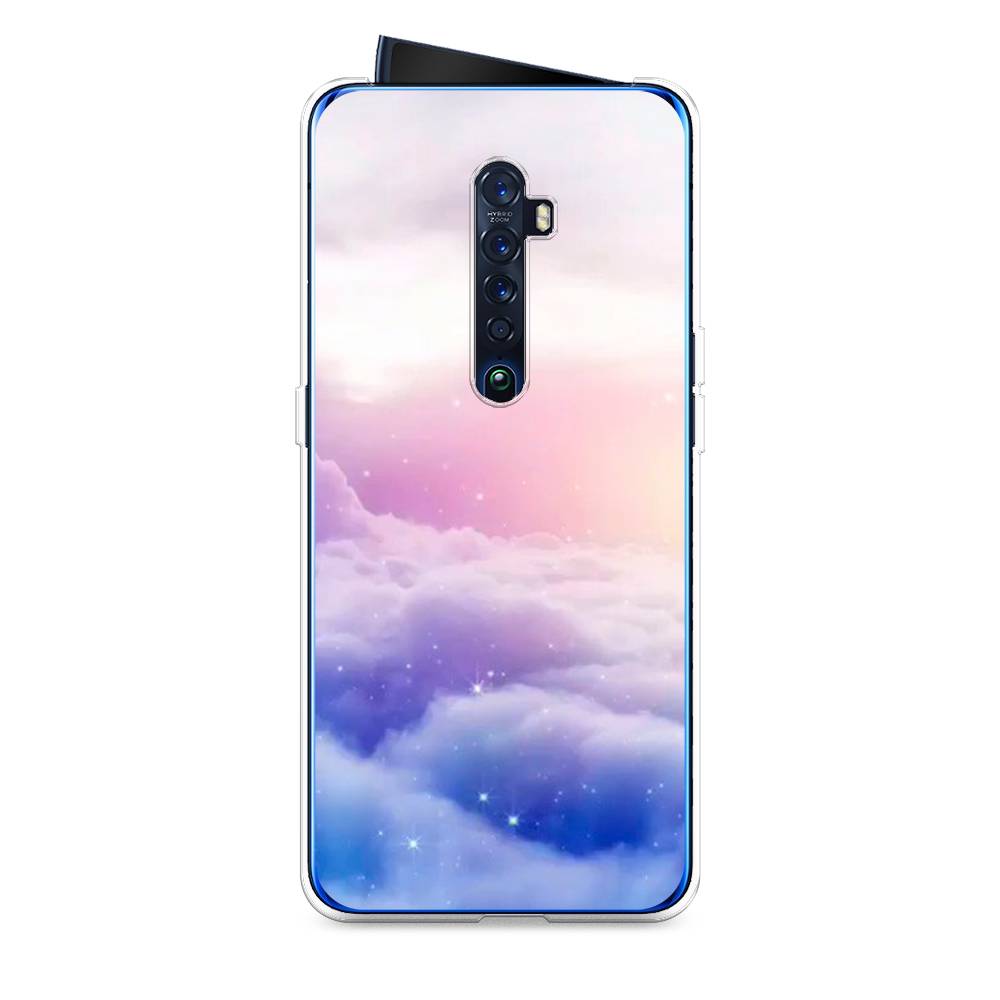 

Чехол на Oppo Reno 2 "Небеса", Голубой;белый;розовый, 253550-2