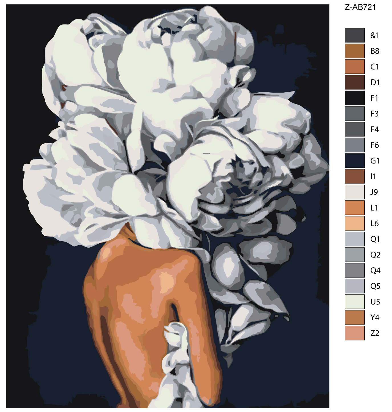 

Картина по номерам, Живопись по номерам, 48 х 60, Z-AB721, Z-AB721