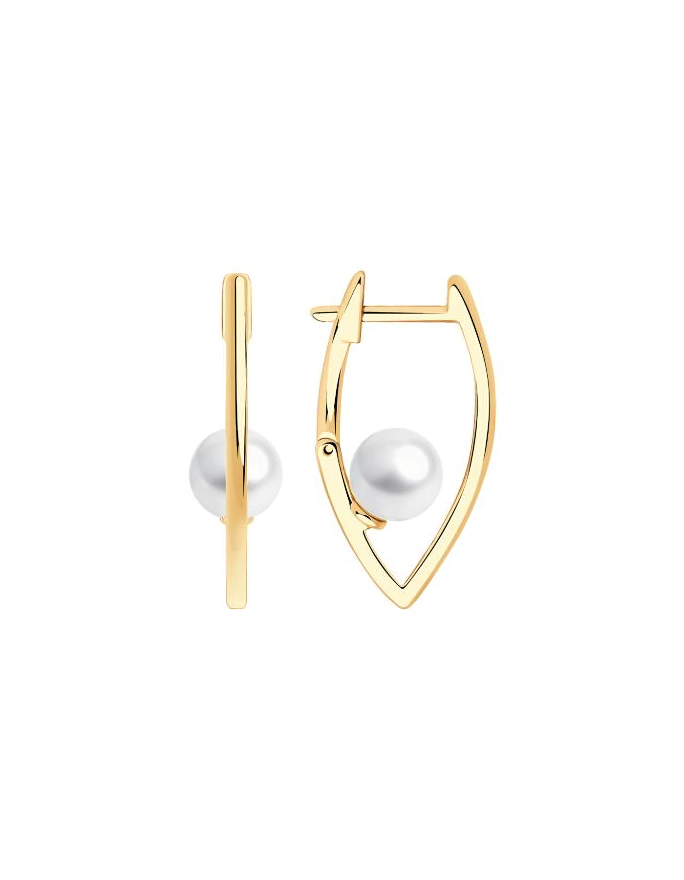 

Серьги из золота TEO MAORI 8792207, жемчуг искусственный, 8792207