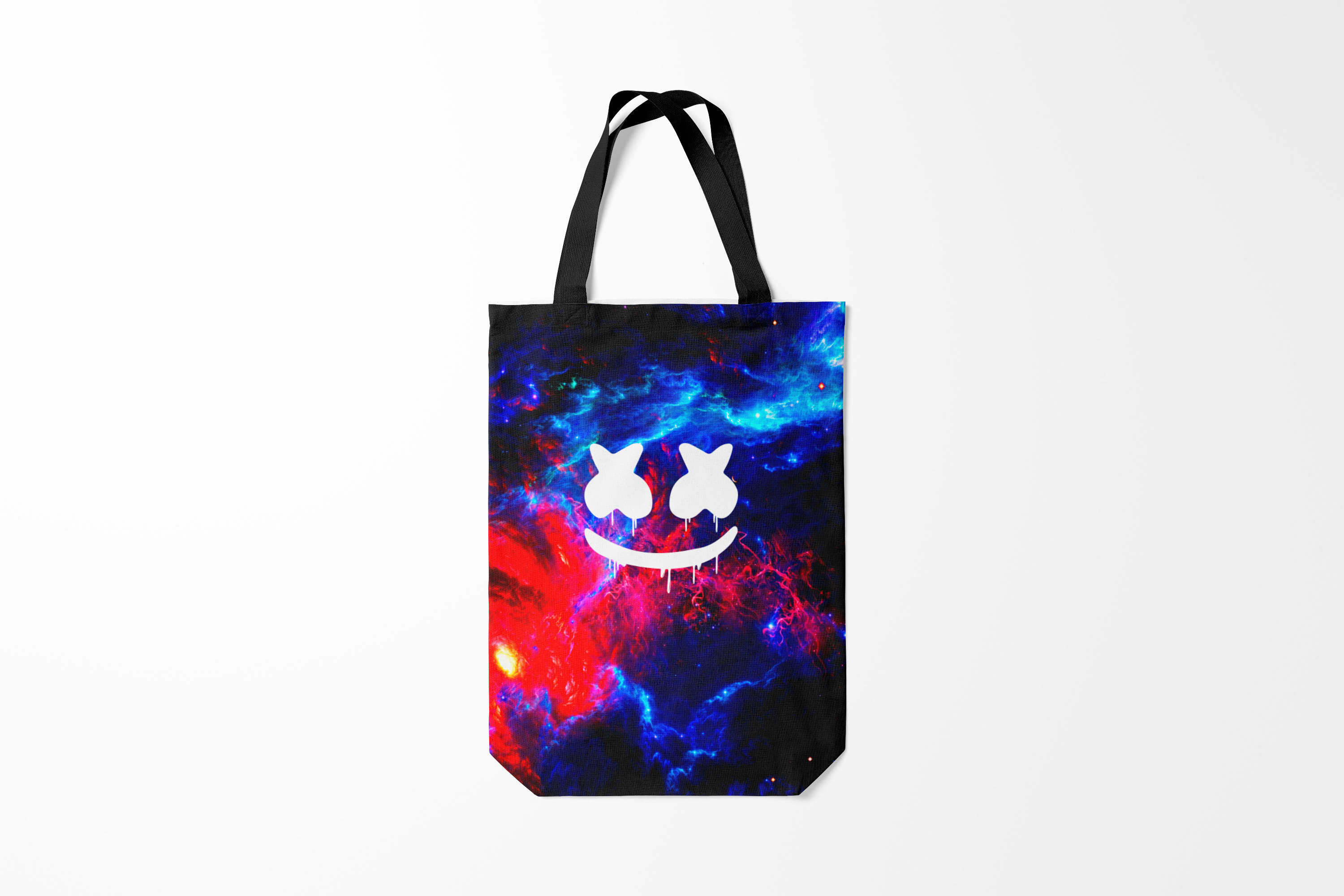 

Сумка шoппер унисекс Burnettie Marshmello SPACE, черный, Marshmello SPACE
