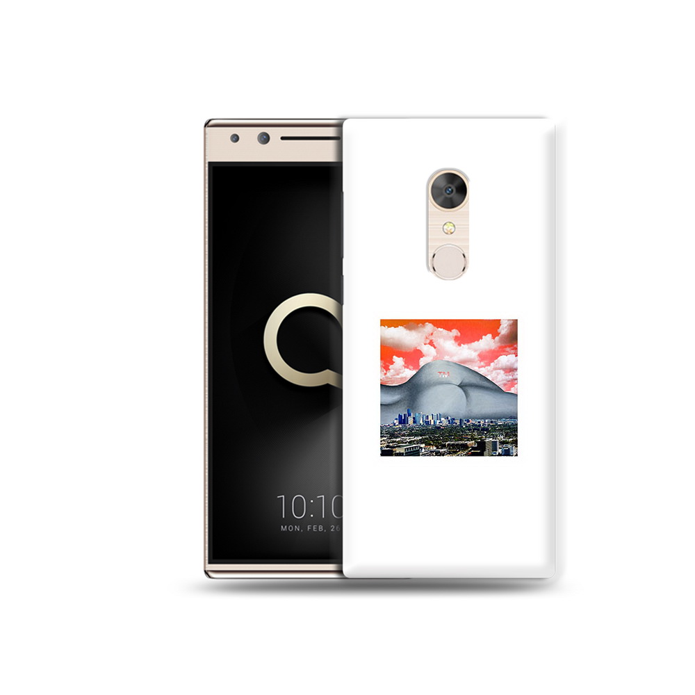 

Чехол MyPads Tocco для Alcatel 5 город с девушкой на фоне (PT110913.675.297), Прозрачный, Tocco