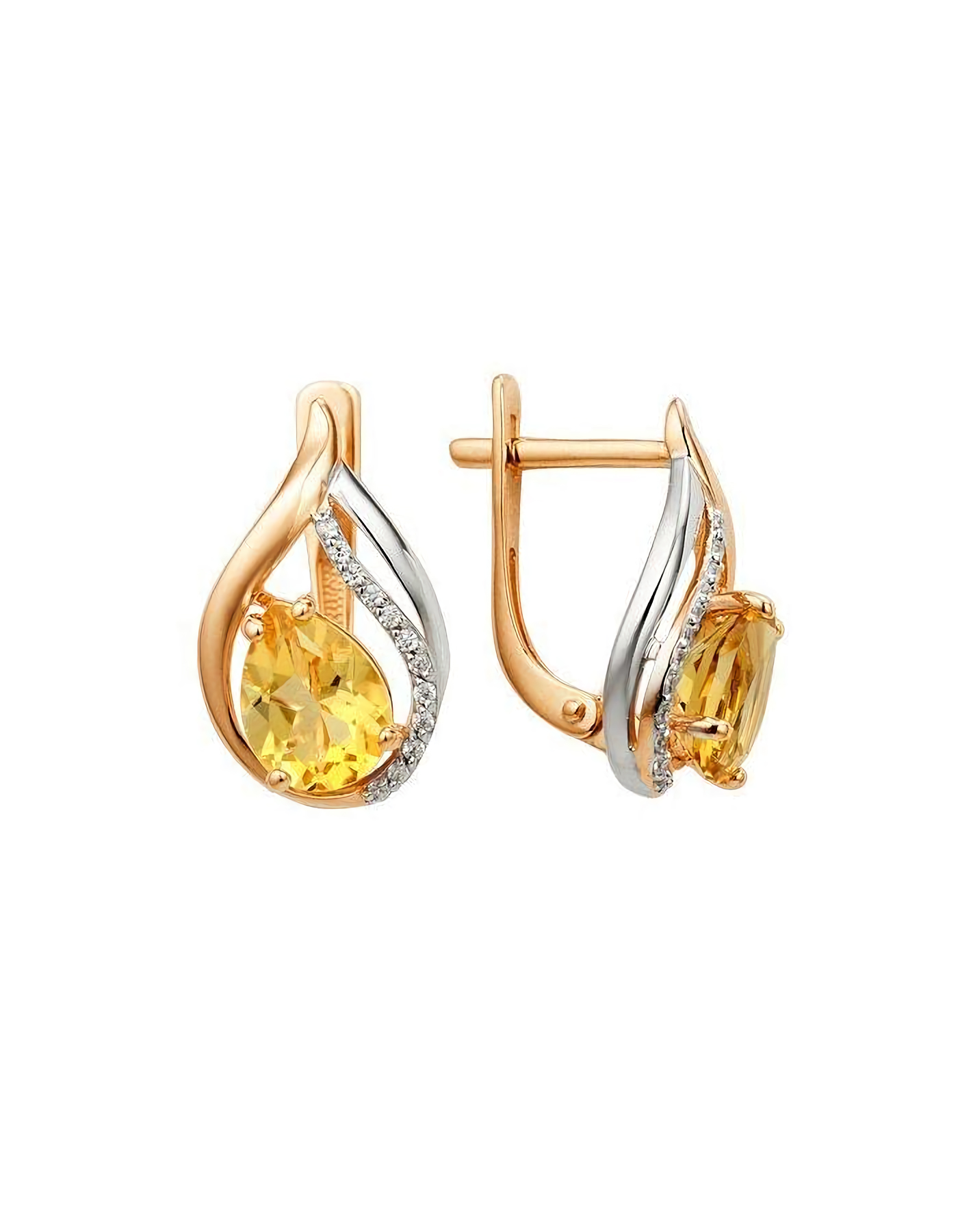 

Серьги из золота TEO MAORI 8003062-5412, фианит, 8003062-5412