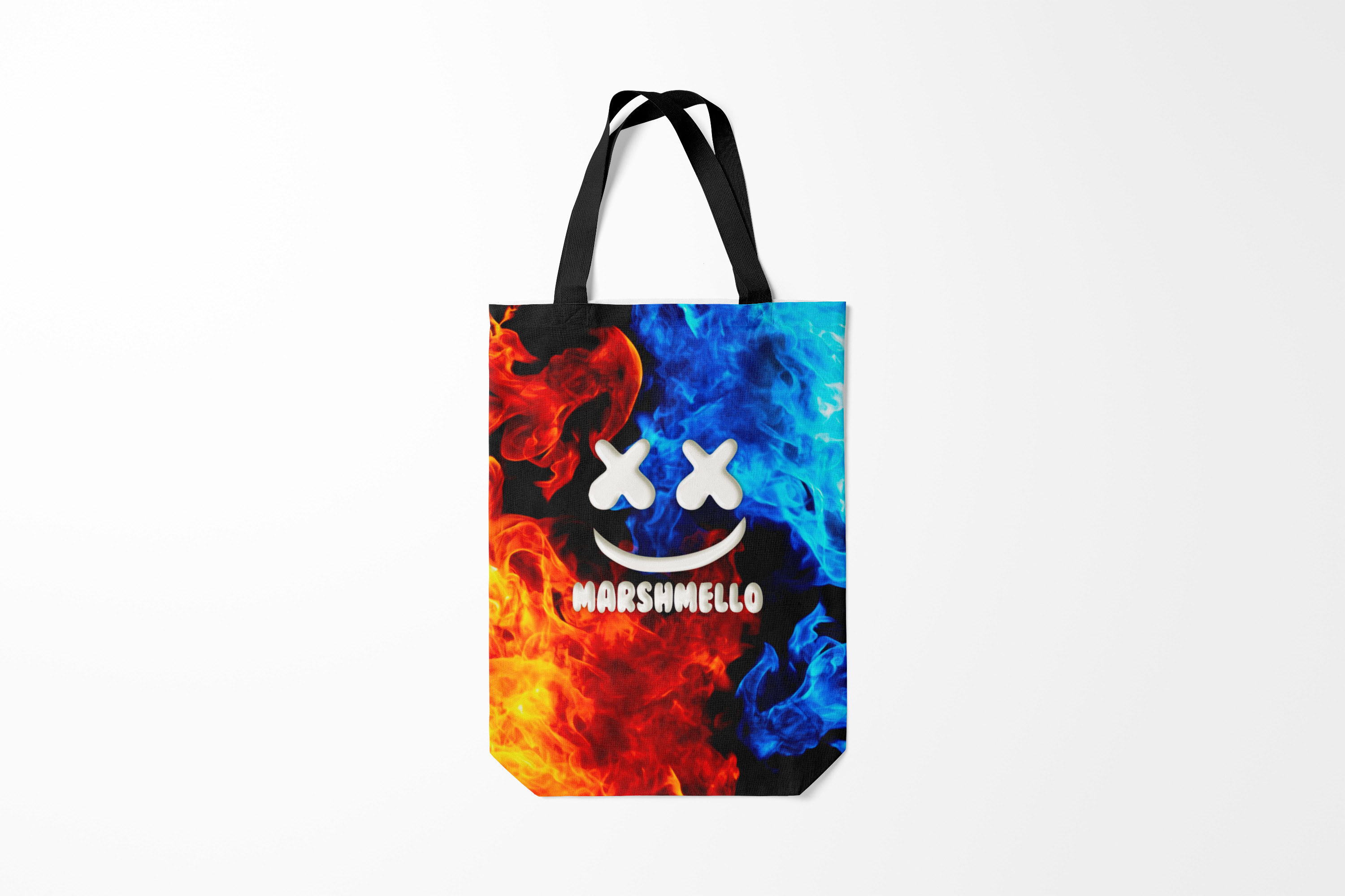 

Сумка шoппер унисекс Burnettie Marshmello Fire, разноцветный, Marshmello Fire