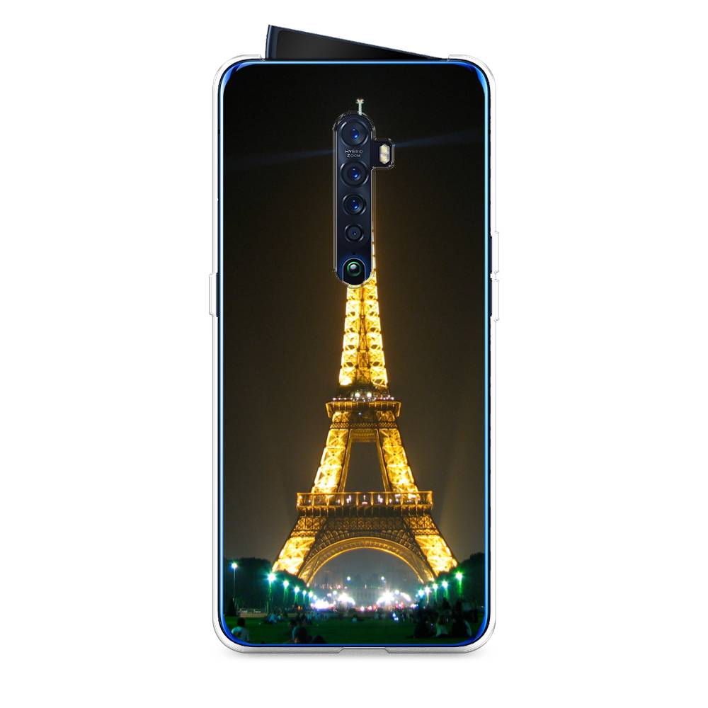 

Чехол на Oppo Reno 2 "Париж 2", Желтый;серый, 253550-2