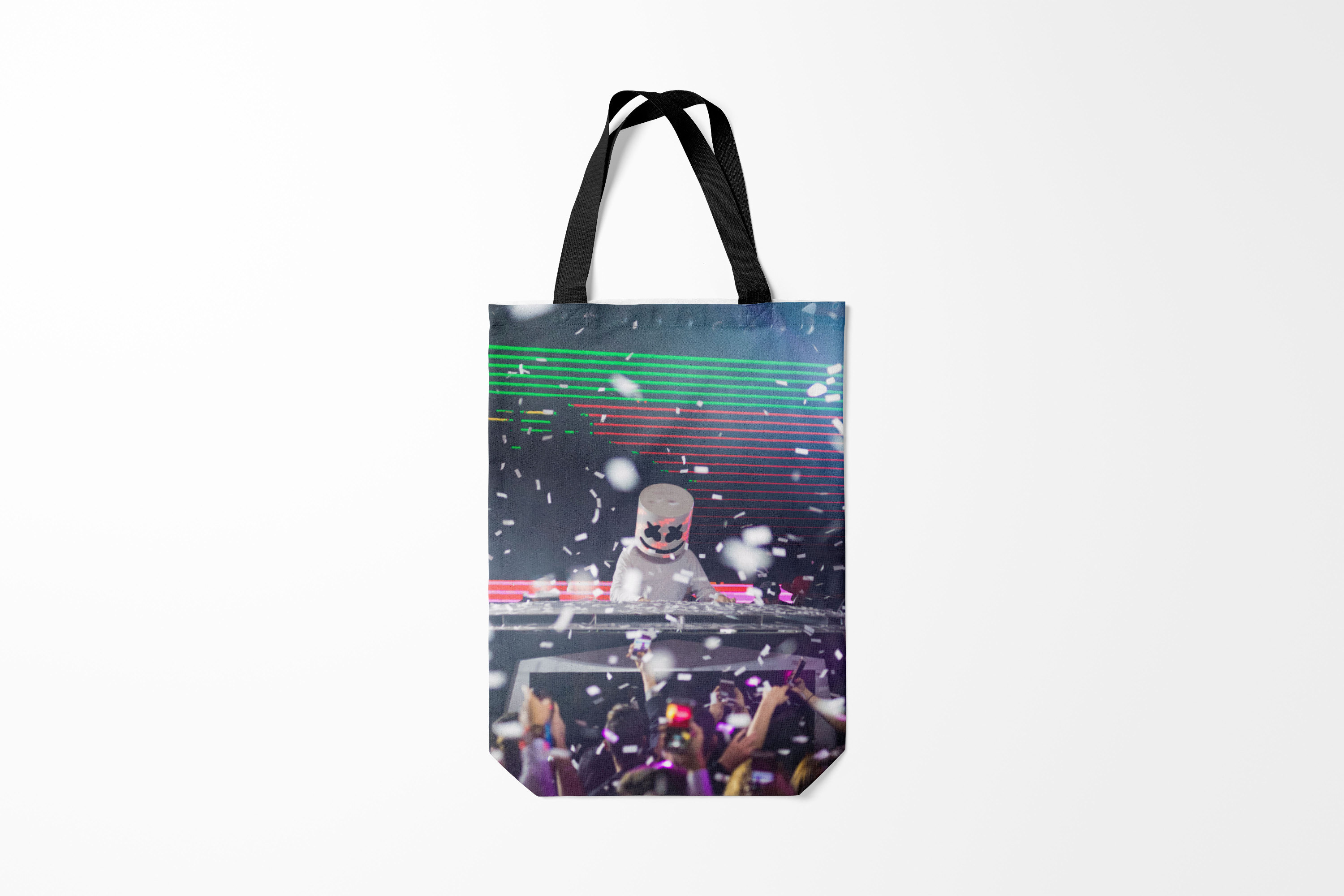 

Сумка шoппер унисекс Burnettie Marshmello, серый, Marshmello