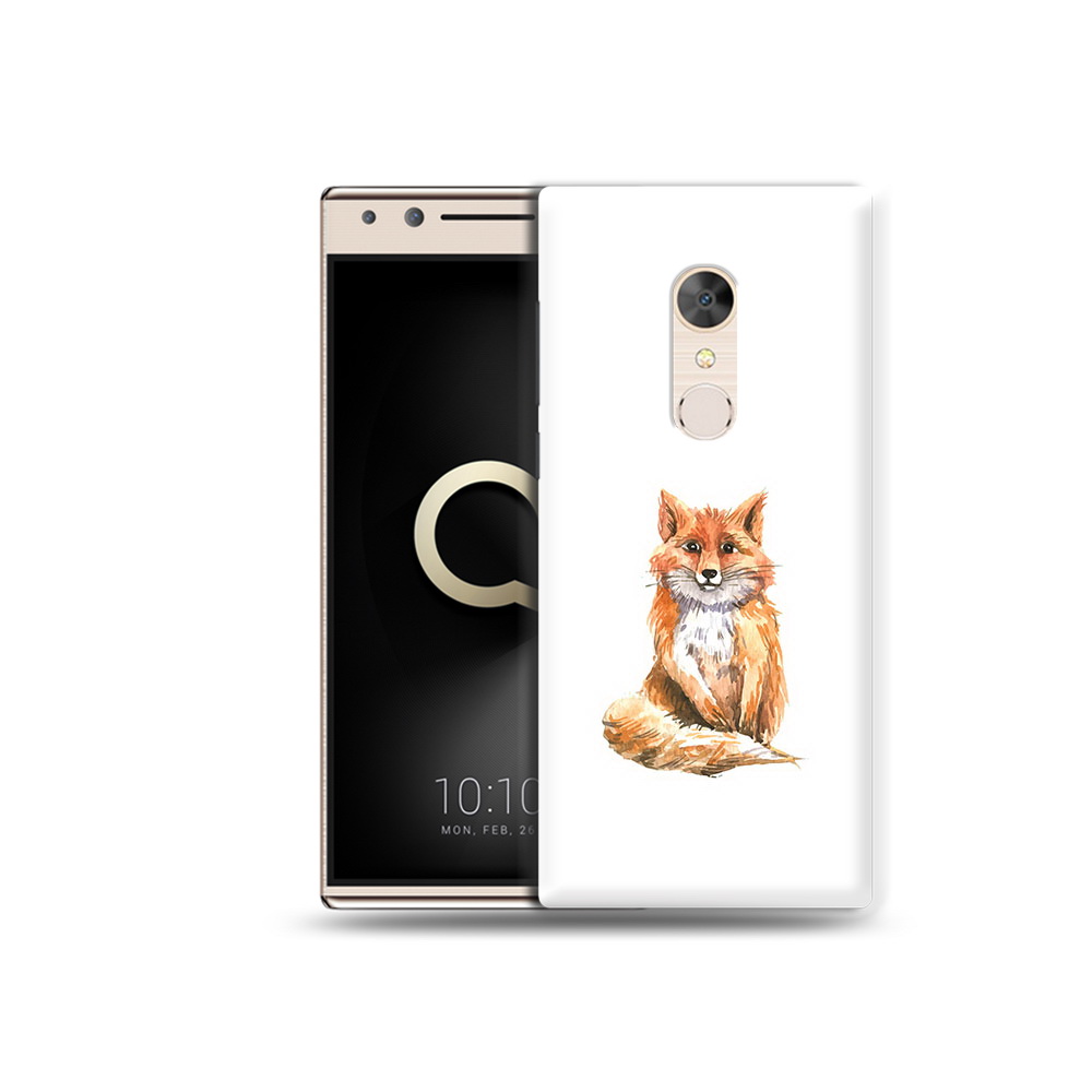 

Чехол MyPads Tocco для Alcatel 5 детская лиса (PT110913.675.320), Прозрачный, Tocco
