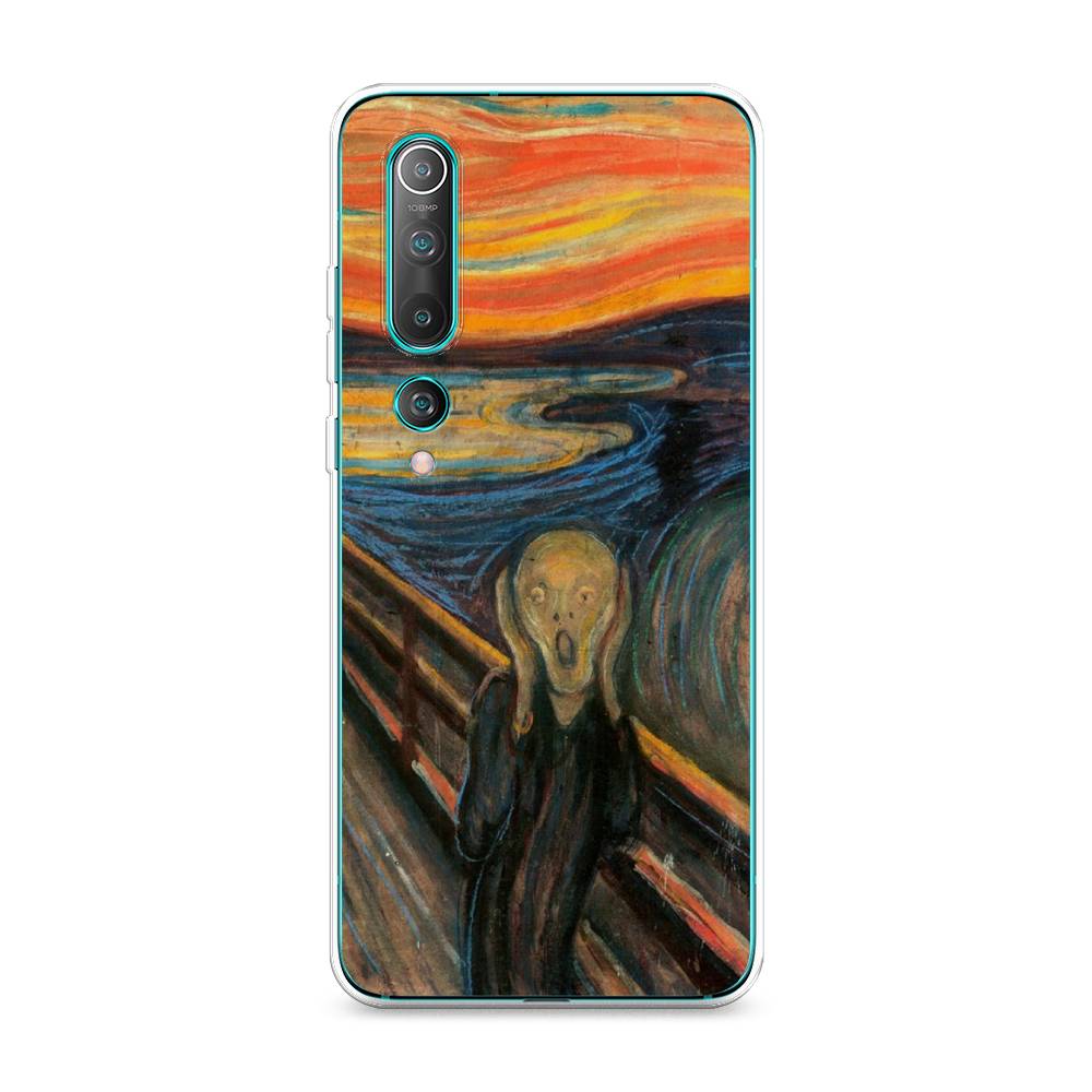 

Чехол Awog на Xiaomi Mi 10 "Крик", Разноцветный, 37550-9