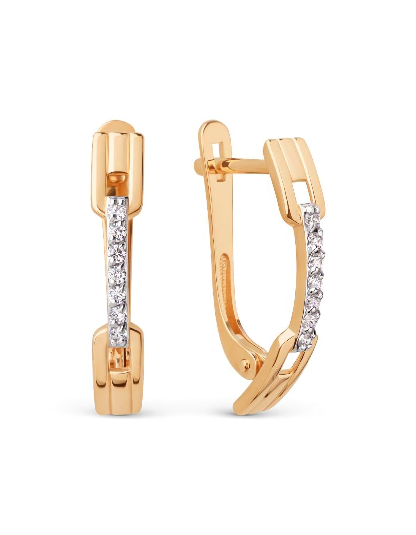 

Серьги из золота TEO MAORI 8027472-1102, фианит, 8027472-1102