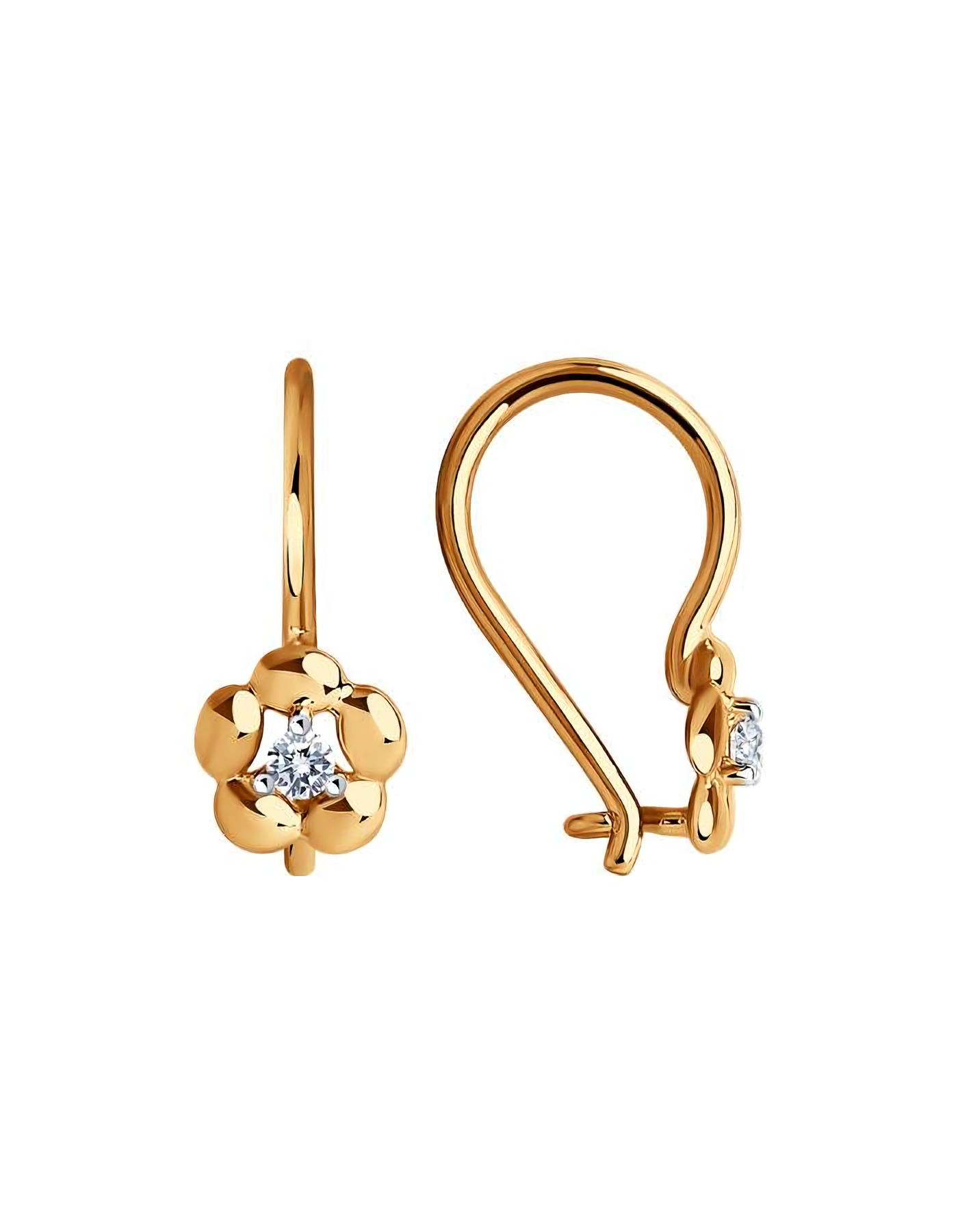 

Серьги из золота TEO MAORI 831-120-01487-1, фианит, 831-120-01487-1