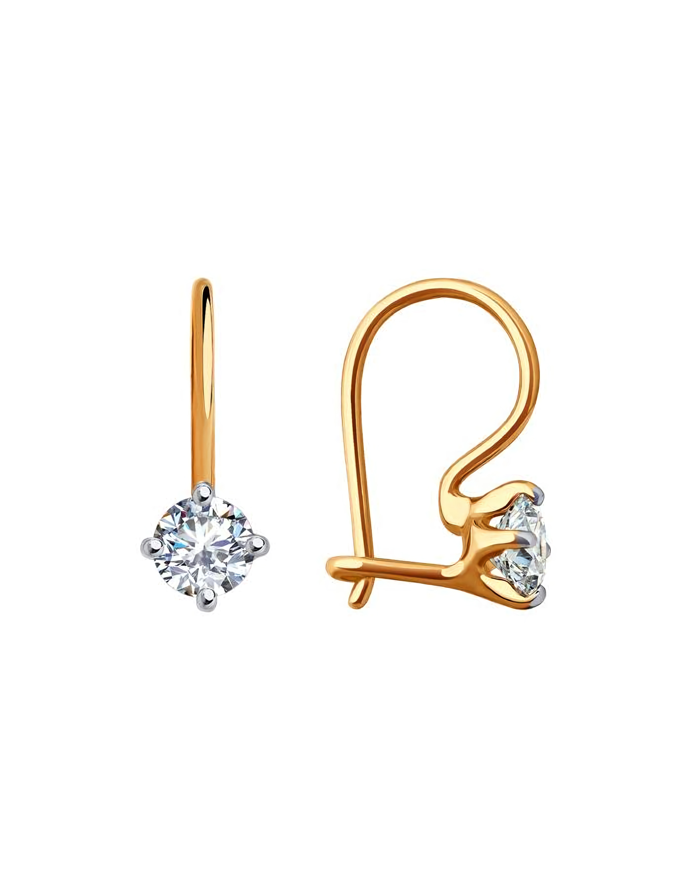 

Серьги из золота TEO MAORI 831-120-02038-1, фианит, 831-120-02038-1