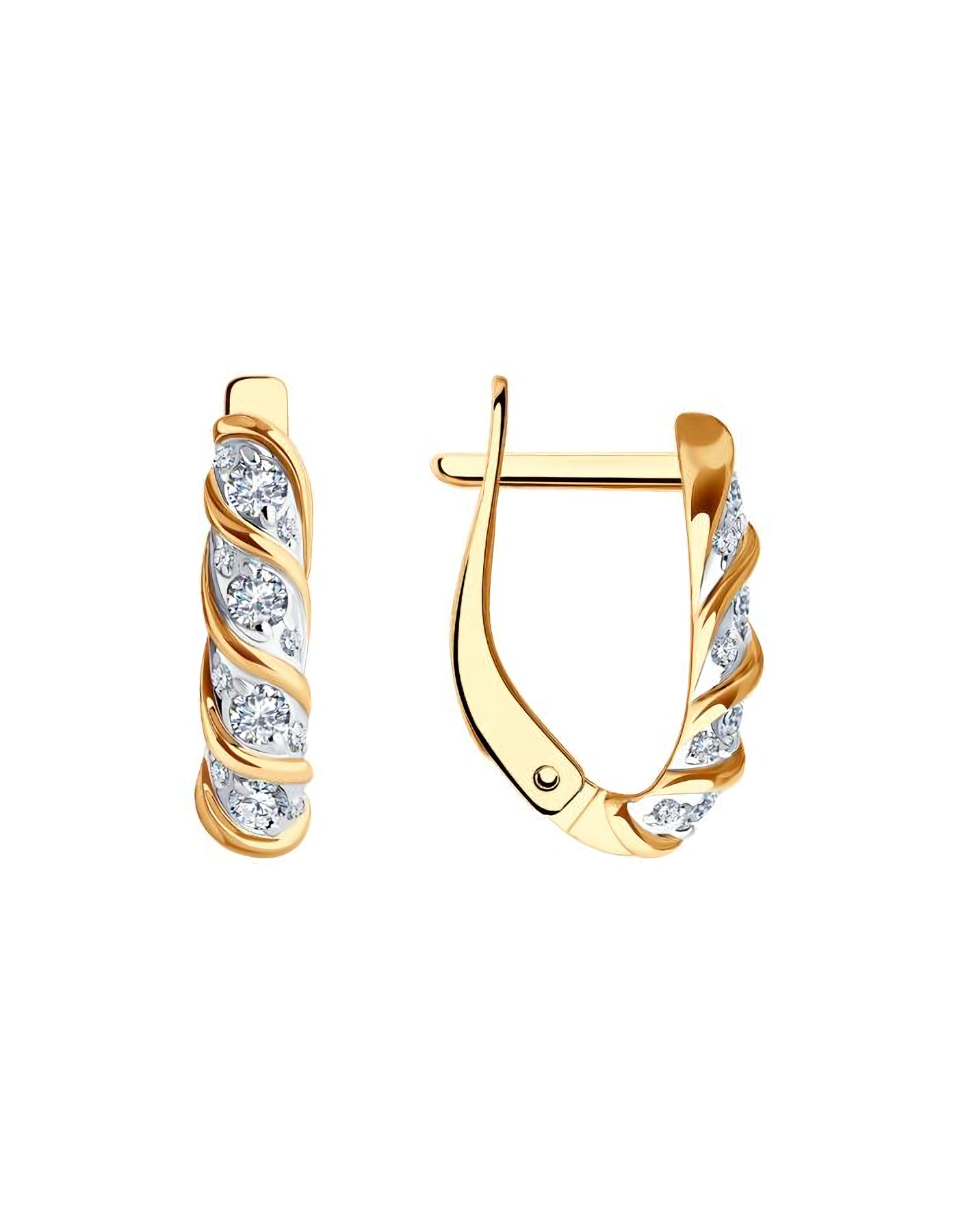 

Серьги из золота TEO MAORI 831-120-02315-1, фианит, 831-120-02315-1